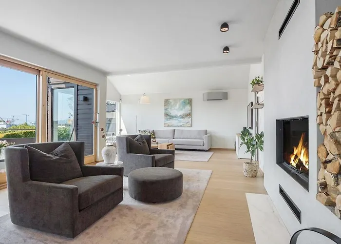 Exclusive Family In - Lovely Ocean View, 5 Bedroom, Free Parking * Haugesund